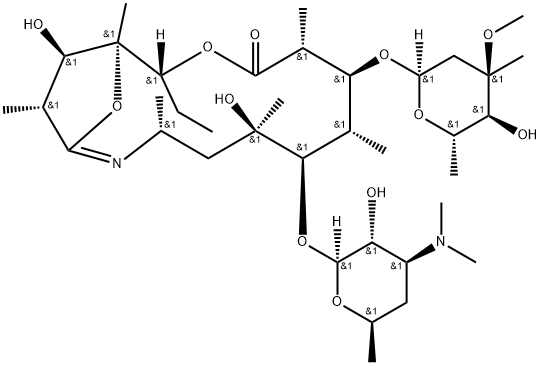 N-Despropyl GaMithroMycin 10,13-IMino Ether 结构式