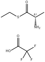 (S)-S-Ethyl 2-aminopropanethioate 2,2,2-trifluoroacetate 结构式