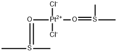 Platinum, dichlorobis[1,1'-(sulfinyl-κO)bis[methane]]- 结构式