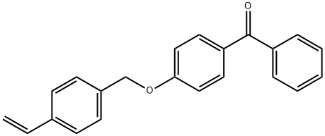 4-[(4-乙烯基苯基)甲氧基]苯基甲酮 结构式