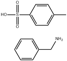 Benzenemethanamine, 4-methylbenzenesulfonate (1:1) 结构式