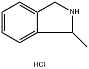 1-methyl-2,3-dihydro-1H-isoindole hydrochloride 结构式