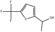 1-(5-(trifluoromethyl)thiophen-2-yl)ethan-1-ol 结构式