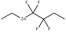 Zinc, ethyl(1,1,2,2-tetrafluorobutyl)- 结构式