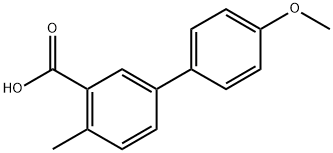 4'-methoxy-4-methyl-[1,1'-biphenyl]-3-carboxylic acid 结构式