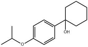 1-(4-isopropoxyphenyl)cyclohexanol 结构式