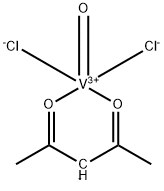 DICHLOROOXO(PENTANE-2,4-DIONATO-O,O')VANADIUM 结构式