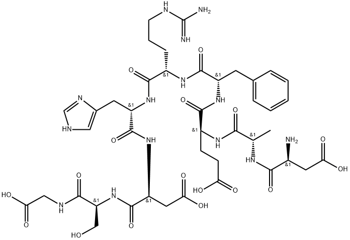 Β-AMYLOID (1-9)肽 结构式