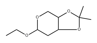 alpha-erythro-Pentopyranoside,ethyl2-deoxy-3,4-O-(1-methylethylidene)-(9CI) 结构式