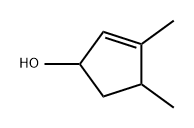 2-Cyclopenten-1-ol, 2,3,4,5-tetramethyl- 结构式