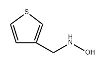 N-(噻吩-3-基甲基)羟胺 结构式