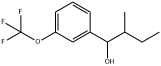 α-(1-Methylpropyl)-3-(trifluoromethoxy)benzenemethanol 结构式