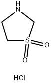 1,1-二氧化物噻唑烷盐酸盐 结构式