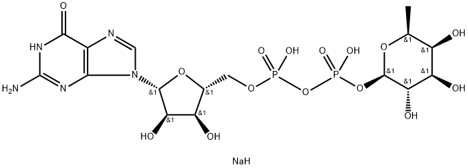 GDP-L-岩藻糖 结构式