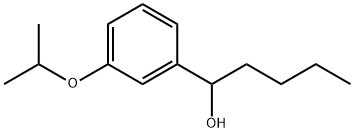 α-Butyl-3-(1-methylethoxy)benzenemethanol 结构式