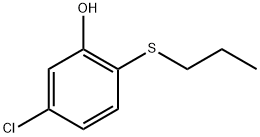 5-chloro-2-(propylthio)phenol 结构式