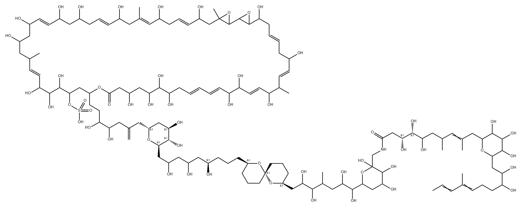 zooxanthellatoxin B 结构式