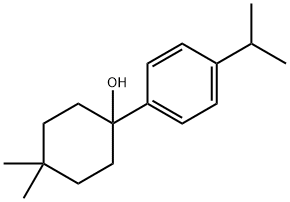 1-(4-isopropylphenyl)-4,4-dimethylcyclohexanol 结构式