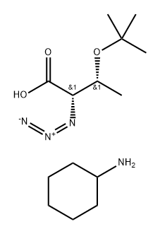 L-azidothreonine tert-butyl ether CHA salt 结构式