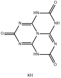 Potassium cyamelurate trihydrate 结构式