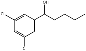 α-Butyl-3,5-dichlorobenzenemethanol 结构式