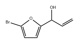 1-(5-溴呋喃-2-基)丙-2-烯-1-醇 结构式