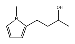 4-(1-甲基-1H-吡咯烷-2-基)丁烷-2-醇 结构式