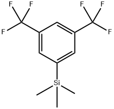 (3,5-bis(trifluoromethyl)phenyl)trimethylsilane 结构式