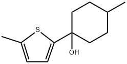 4-methyl-1-(5-methylthiophen-2-yl)cyclohexanol 结构式