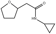 N-环丙基-2-(四氢呋喃-2-基)乙酰胺 结构式