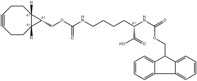 Click Amino Acid / endo-BCN – Fmoc – L - Lysine (BCN) 结构式
