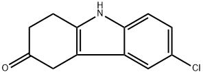 6-chloro-2,3,4,9-tetrahydro-1H-carbazol-3-one 结构式