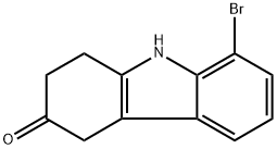 8-bromo-2,3,4,9-tetrahydro-1H-carbazol-3-one 结构式