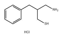 3-amino-2-benzylpropane-1-thiol hydrochloride 结构式