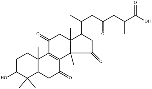 灵芝酸AM1 结构式