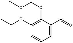 3-ethoxy-2-(methoxymethoxy)benzaldehyde 结构式
