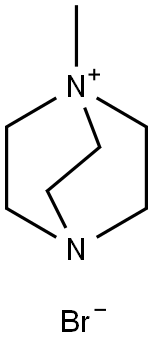 4-Aza-1-azoniabicyclo[2.2.2]octane, 1-methyl-, bromide (1:1) 结构式