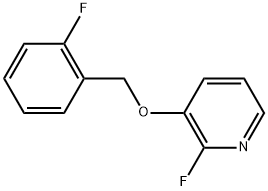 2-Fluoro-3-[(2-fluorophenyl)methoxy]pyridine 结构式