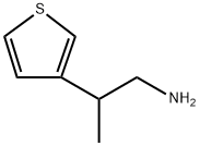 2-(噻吩-3-基)丙-1-胺 结构式