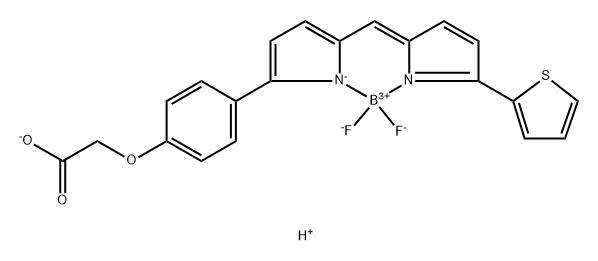 BODIPY TR CARBOXYLIC ACID 结构式