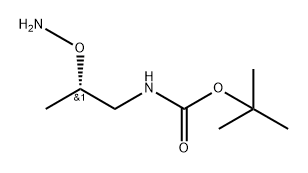 (S)-2-aminoxy-1-t-butoxycarbonylamino-propane 结构式