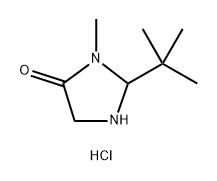 2-(TERT-BUTYL)-3-METHYLIMIDAZOLIDIN-4-ONE HYDROCHLORIDE 结构式