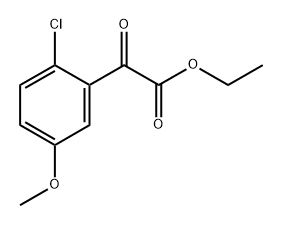 Ethyl 2-(2-chloro-5-methoxyphenyl)-2-oxoacetate 结构式