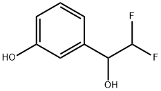 α-(Difluoromethyl)-3-hydroxybenzenemethanol 结构式