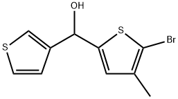 5-Bromo-4-methyl-α-3-thienyl-2-thiophenemethanol 结构式