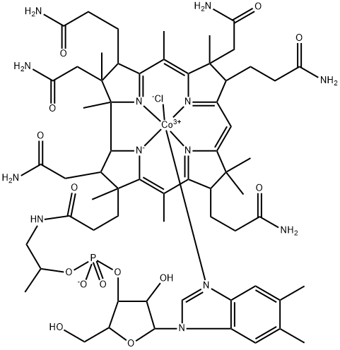 氯钴胺素 结构式