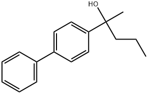 α-Methyl-α-propyl[1,1'-biphenyl]-4-methanol 结构式