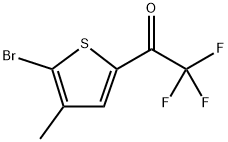 1-(5-Bromo-4-methyl-2-thienyl)-2,2,2-trifluoroethanone 结构式