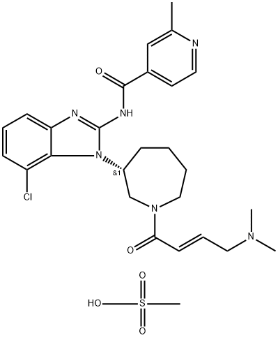 Nazartinibmesylate