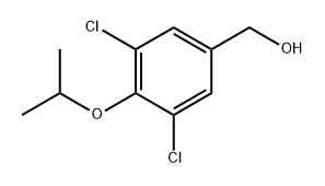 (3,5-二氯-4-异丙氧基苯基)甲醇 结构式